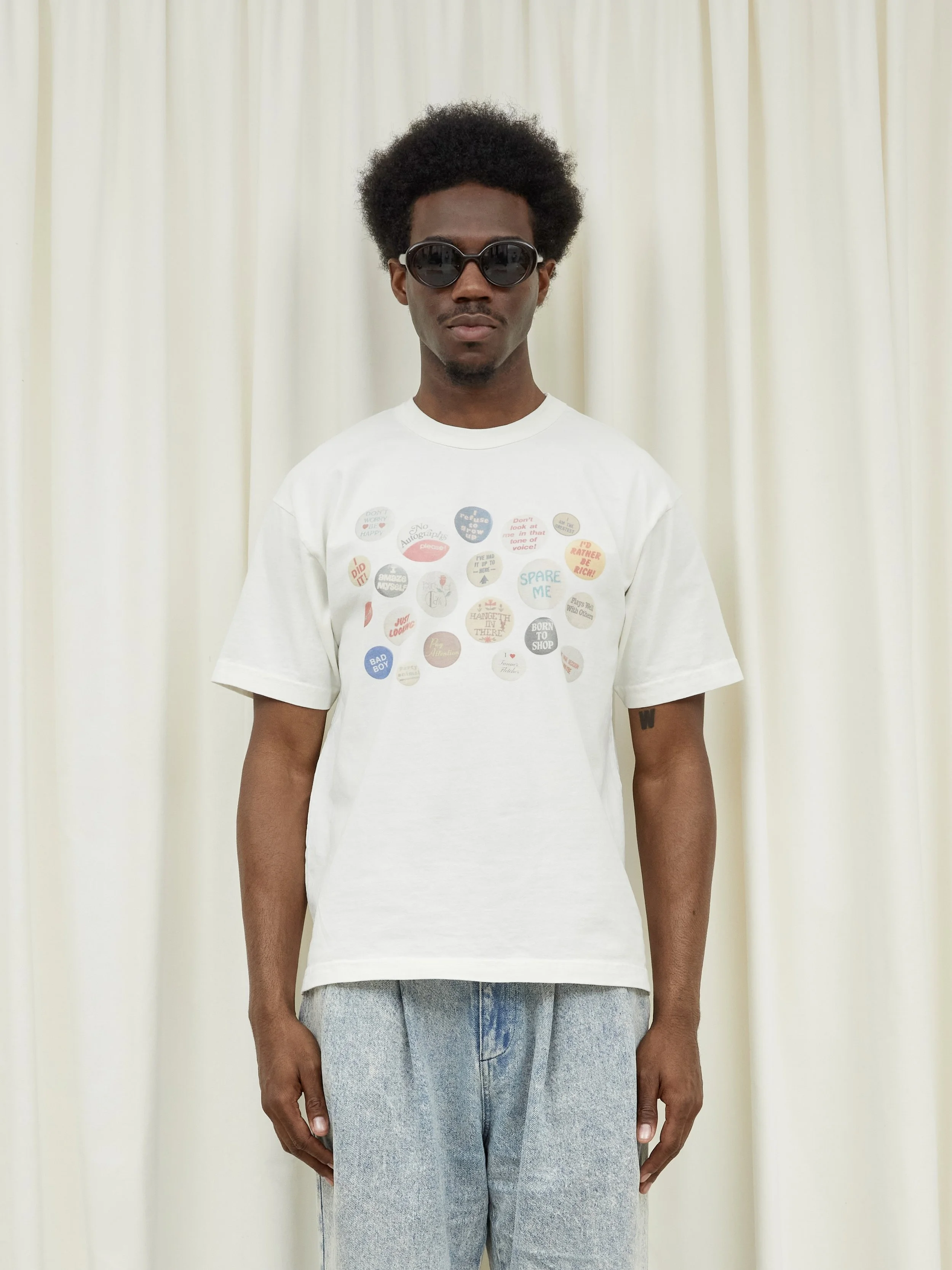【Raucohouse】Riley frill hem T-shirt Harry Lace Ruffle Shirt — Tanner Fletcher